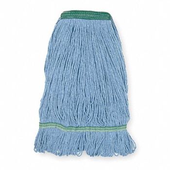 TOUGH GUY Wet Mop Blue Cotton, 1TYT7