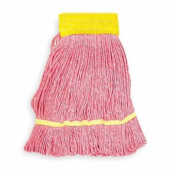 TOUGH GUY Wet Mop Red Cotton, 1TYN9