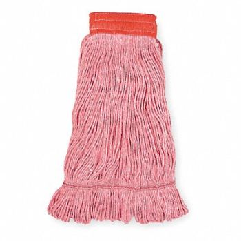 TOUGH GUY Wet Mop Red Cotton, 1TYP8