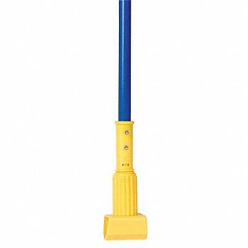 TOUGH GUY F8739 Wet Mop Handle 60 in L Blue, 1TYZ4