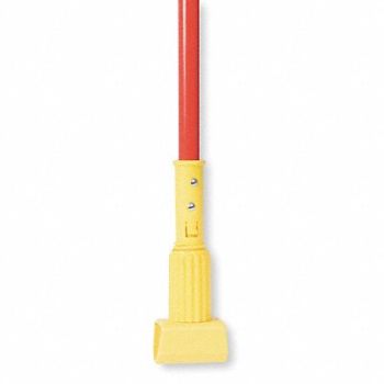 TOUGH GUY F8739 Wet Mop Handle 60 in L Red, 1TYZ6