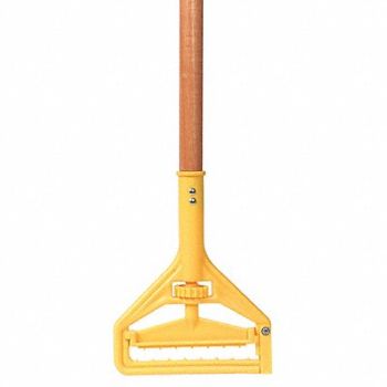 TOUGH GUY Wet Mop Handle 60 in L Blue, 1TYZ8