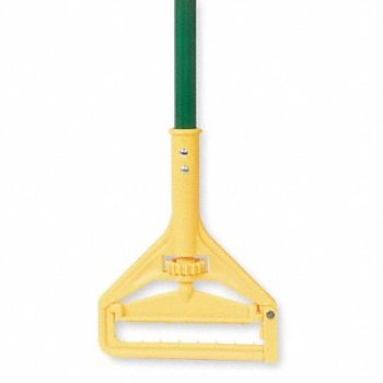 TOUGH GUY F8738 Wet Mop Handle 60 in L Green, 1TZA4