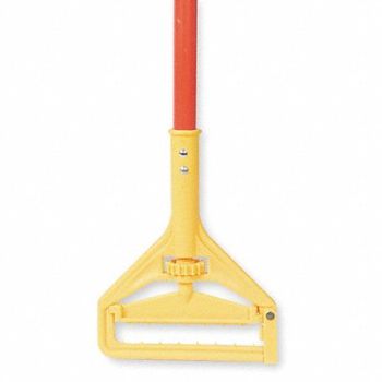 TOUGH GUY F8738 Wet Mop Handle 60 in L Red, 1TZA5