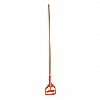 TOUGH GUY Wet Mop Handle 60 in L Natural, 1TZA9