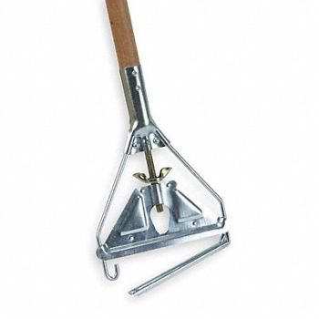 TOUGH GUY Wet Mop Handle 60 in L Natural, 1TZB1