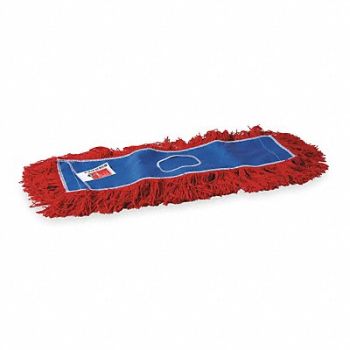 TOUGH GUY Dust Mop Blue/Red Nylon/Polyester, 56FJ76