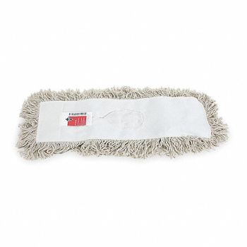 TOUGH GUY Dust Mop White Cotton, 1TZE5