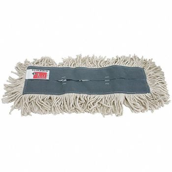 TOUGH GUY Dust Mop Gray/White Cotton, 1TZE7