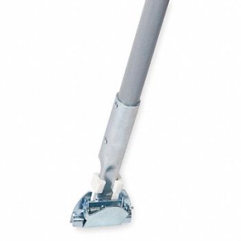 TOUGH GUY Dust Mop Handle 60 in L Gray, 1TZG9