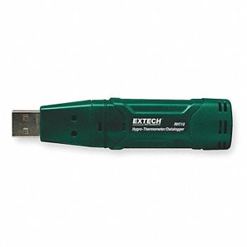 EXTECH Data Logger USB Interface Temp and RH, 1TZP9