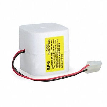 ALARM LOCK Door Lock Battery 6VDC 1500mAh Alarm Lck, 1U106