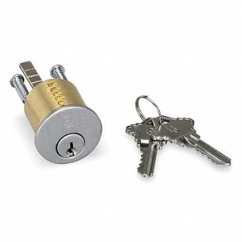 ALARM LOCK Exit Alarm Cylinder Keyed Different, 1U107