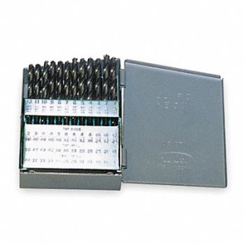 CLE-LINE Jobber Drill Set 60 pc HSS, 2A736
