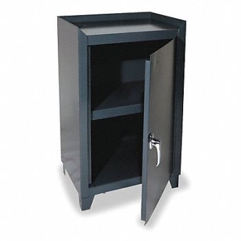 DURHAM MFG Strg Cab 33.5 x24 x24 1/4 Gray 2Shlv, 1UBK7