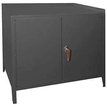 DURHAM MFG Cabinet Workbench Steel 36 W 24 D, 1UBK8