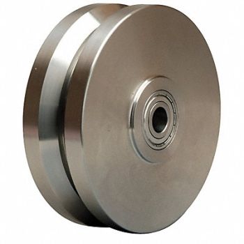GRAINGER APPROVED V-Groove Track Wheel 6 Wheel Dia, 1UBN3