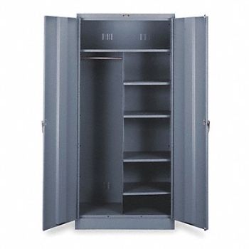 TENNSCO Storage Cabinet 78 x36 x24 MdGry 5Shlv, 1UBU7