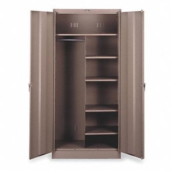 TENNSCO Storage Cabinet 78 x36 x24 Sand 5Shlv, 1UBU8