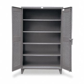 STRONG HOLD Strg Cab 78 x60 x24 DrkGry 4Shlv, 1UBV2