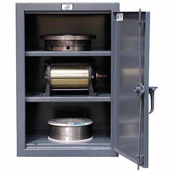 STRONG HOLD Strg Cab 36 x24 x20 DrkGry 2Shlv, 1UBV3