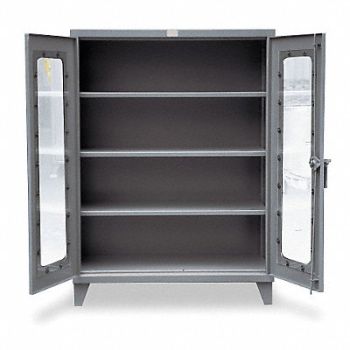 STRONG HOLD Strg Cab 66 x48 x24 DrkGry 3Shlv, 1UBW3
