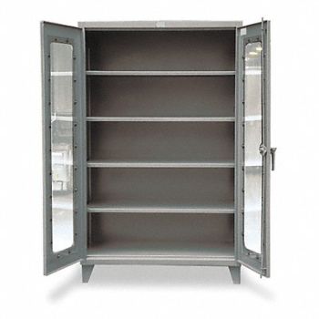 STRONG HOLD Strg Cab 78 x48 x24 DrkGry 4Shlv, 1UBW4