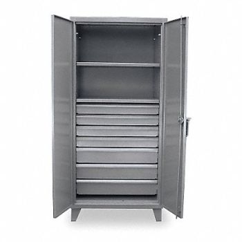 STRONG HOLD StrgCab Leg Dark Gray 78 x 36 x 24, 1UBW8