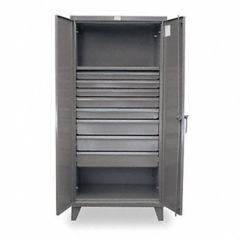 STRONG HOLD StrgCab Leg Dark Gray 78 x 36 x 24, 1UBW9
