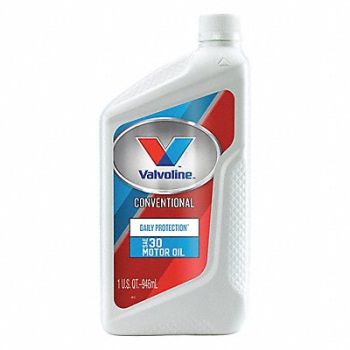 VALVOLINE Engine Oil 30 Conventional 1qt, 1UBX8