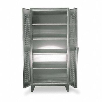 STRONG HOLD Strg Cab 78 x60 x24 Silver 4Shlv, 1UCD6