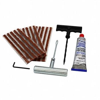 TRU-FLATE Tire Repair Kit 3-3/16 In L 3-3/16 In W, 1UEX9