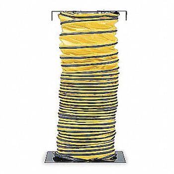 ALLEGRO Ventilation Duct 25 ft Black/Yellow, 5GVX1