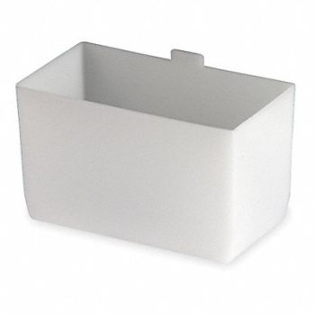 AKRO-MILS Bin Cups Clear Polymer 3 in, 1UGR9