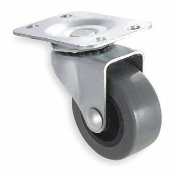 GRAINGER APPROVED Standard Plate Caster Swivel 220 lb., 489A59
