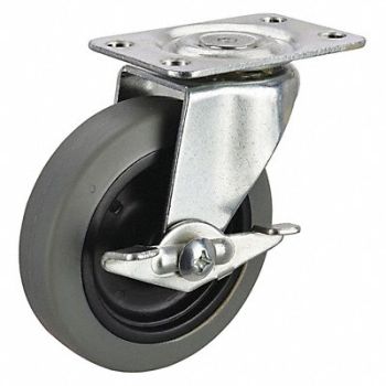GRAINGER APPROVED Standard Plate Caster Swivel 100 lb., 1UHL1