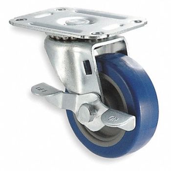 GRAINGER APPROVED Standard Plate Caster Swivel 145 lb., 1UHN8
