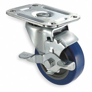 GRAINGER APPROVED Standard Plate Caster Swivel 125 lb., 1UHP2