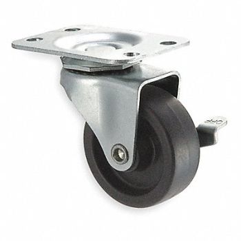 GRAINGER APPROVED Standard Plate Caster Swivel 100 lb., 1UHR2