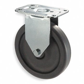 GRAINGER APPROVED Standard Plate Caster Rigid 100 lb., 1UHT1