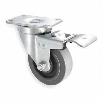 GRAINGER APPROVED Standard Plate Caster Swivel 325 lb., 1UHX6