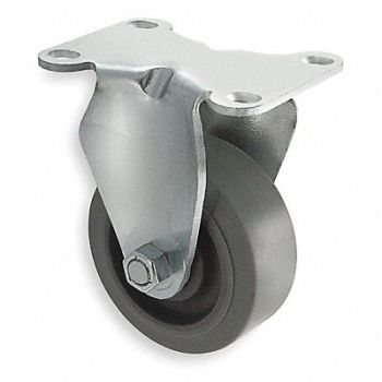 GRAINGER APPROVED Standard Plate Caster Rigid 325 lb., 1UHZ4