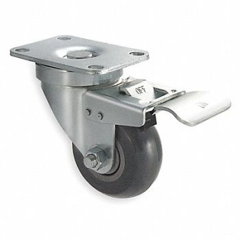 GRAINGER APPROVED Standard Plate Caster Swivel 350 lb., 1UKA2