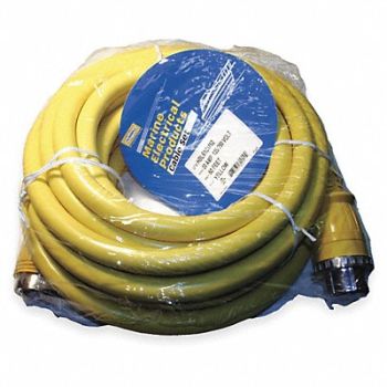 HUBBELL WIRING DEVICE-KELLEMS Ltd Ext Crd 50ft 6Ga 50A STOW Yel, 1UKB4