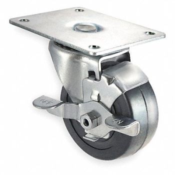 GRAINGER APPROVED Standard Plate Caster Swivel 125 lb., 1UKR2