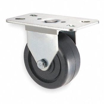GRAINGER APPROVED Standard Plate Caster Rigid 175 lb., 1UKT6