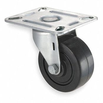 GRAINGER APPROVED NSF-Listed Plate Caster Swivel 210 lb., 1UKU3