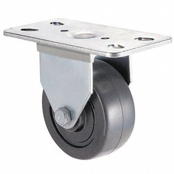 GRAINGER APPROVED NSF-Listed Plate Caster Rigid 210 lb., 1UKV4