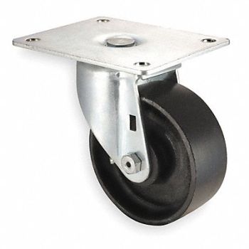 GRAINGER APPROVED Standard Plate Caster Swivel 450 lb., 1UKW9