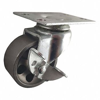 GRAINGER APPROVED Standard Plate Caster Swivel 125 lb., 1UKX2